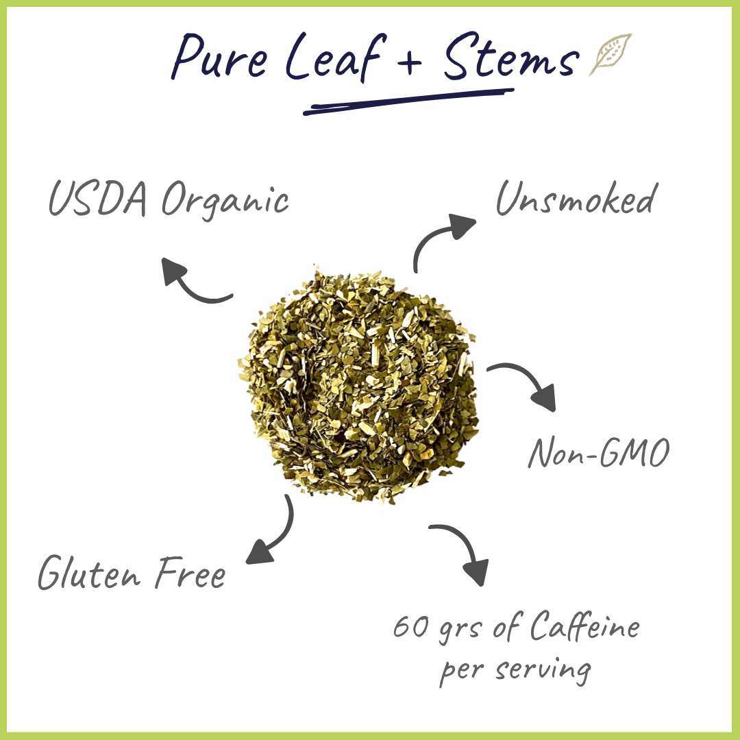 Bohemia Yerba Mate USDA Organic Pure Leaf & Stems