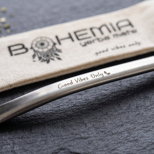 Mate Straw Stainless Steel  | Good Vibes Only