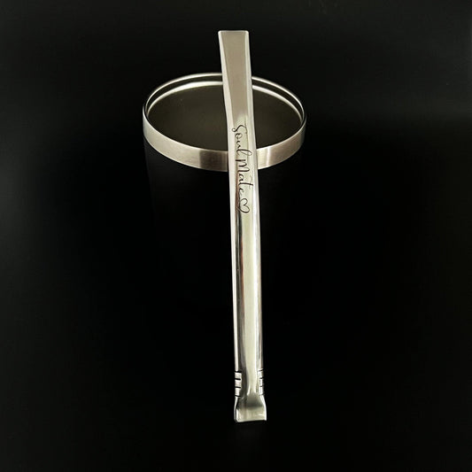 stainless steel mate straw soul mate quote front